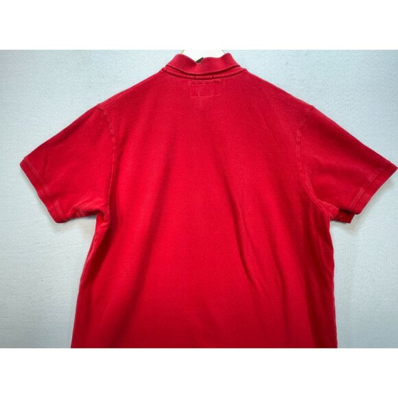 Abercrombie & Fitch Youth Preppy Muscle Fit Polo Shirt Size XL Red Casual - Picture 8 of 8